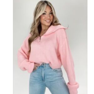 Lane 201 crop knit sweater. Size small